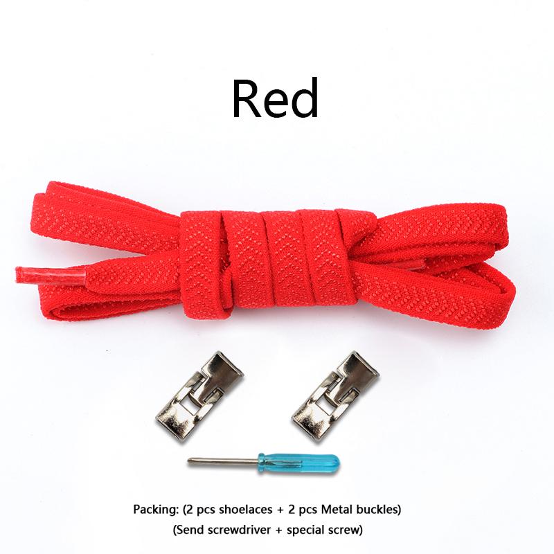 Elastic Laces Sneakers ShoeLaces 1 Second Quick No Tie Shoe Laces for Shoes Kid Adult Unisex Lazy Slippers Lace Strings Decorati