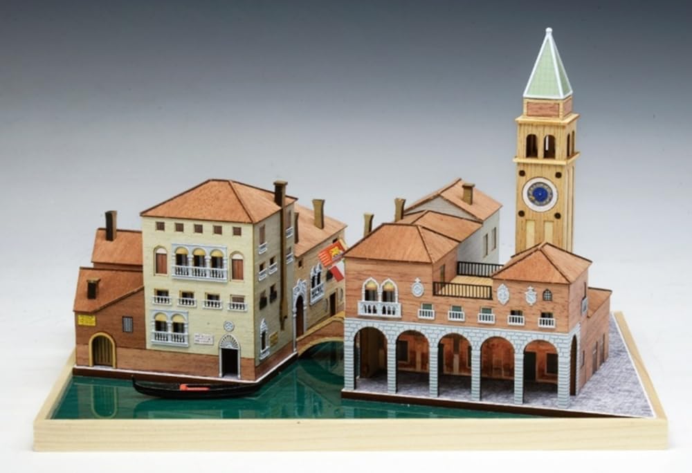 Woody JOE European Cityscape Series Venice Wooden Model Assembly Kit