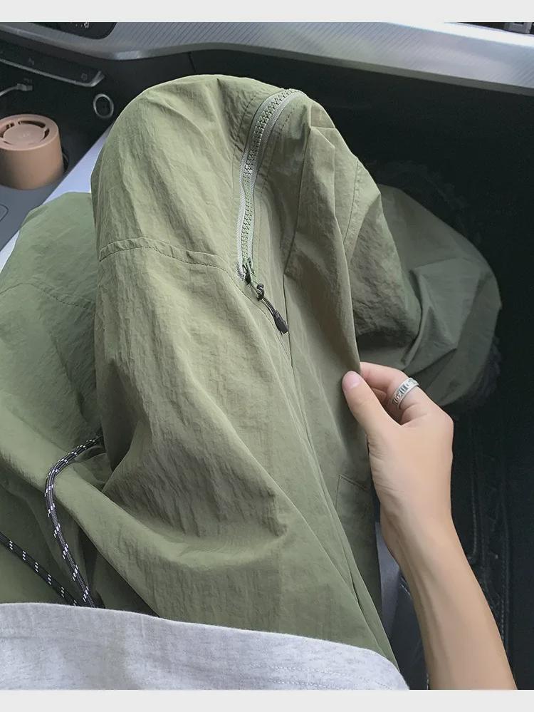 Men's Trendy Summer Quick-Drying Overalls - Functional, Casual Wide-Leg Hiking Pants