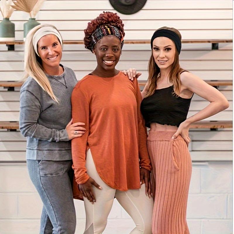 10 STÜCKE Breites und Weiches Damen Stirnband Haarmaske, Böhmische Modische Kopfbedeckung, Elastisches Yoga Stirnband, Haarschmuck