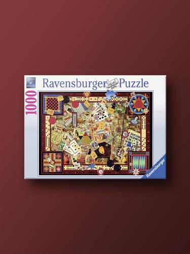 Vintage Board Game 1000-Piece Ravensburger Jigsaw Puzzle