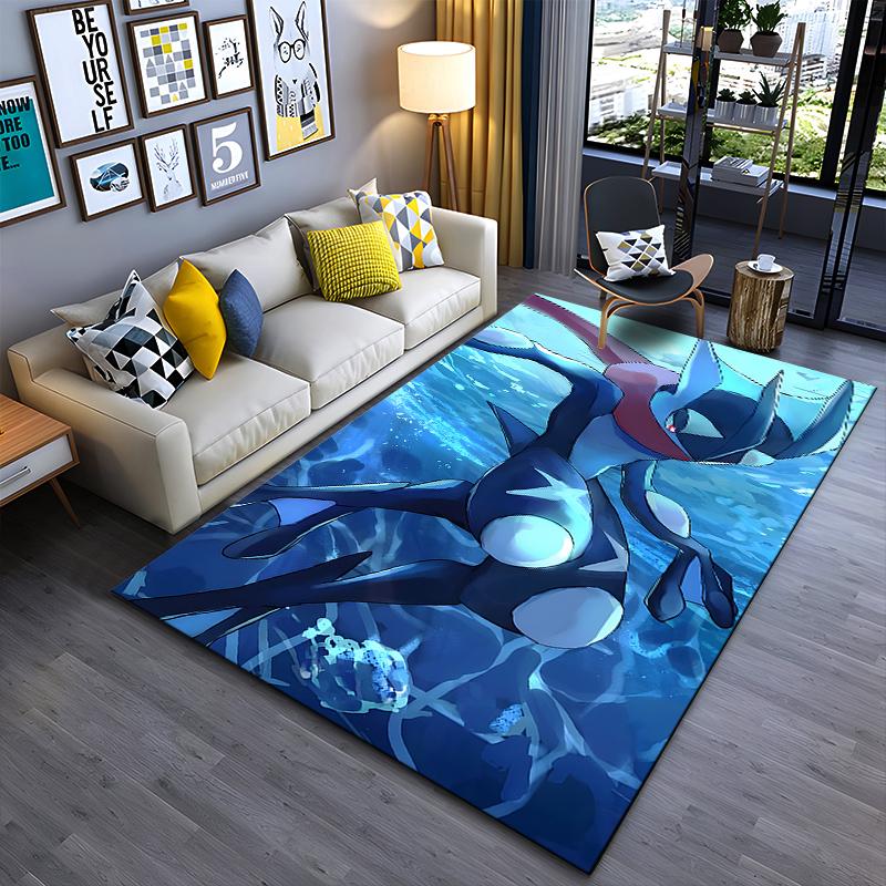 

Purple Ghostly Creatures with Sharp Fangs and Vivid Expressions Suitable for use as an anti-slip game mat for living room and bedroom sofas 40x60cm( 15x23in )