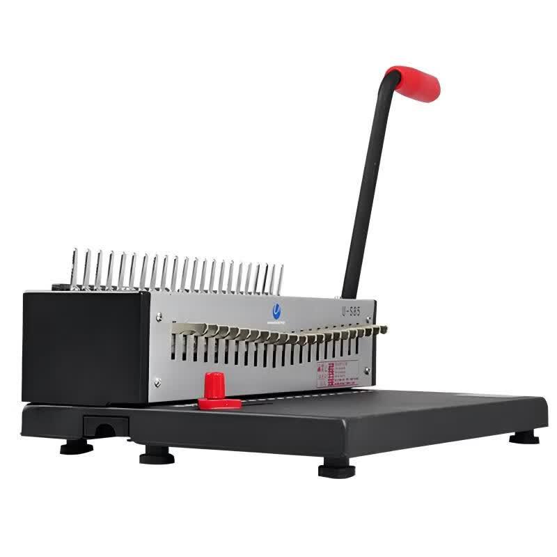 Youmash U-S85 Manual 21-Hole Comb Binding Machine CN Plug (adapter Included)