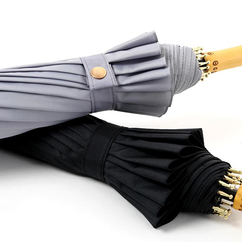 Elegant 16-Rib Straight Umbrella