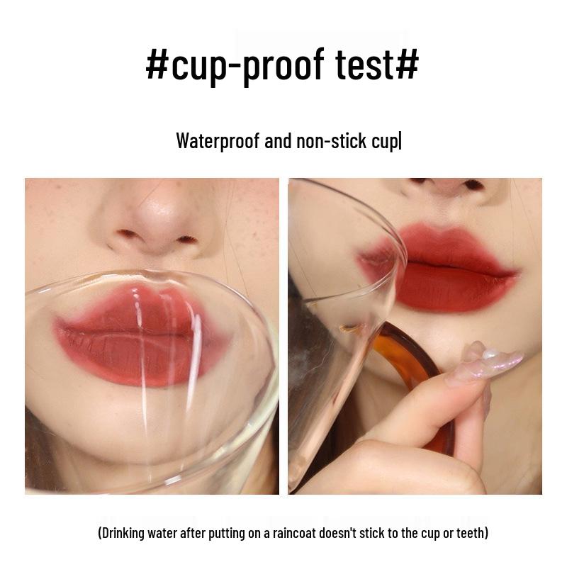 GOVO Long-lasting Matte Nude Lipstick - Non-stick & Non-fading with Moisturizing Bean Paste Shade.