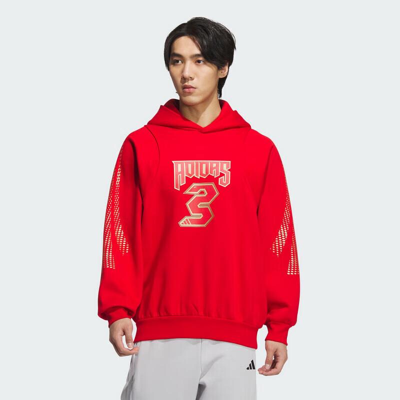Adidas Men s Hooded Pullover Sweatshirt M