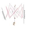 Umbrella Yarn Winder Adjustable String Holder Knitting Machine Accessory Rack for Handcraft Equipment Sewing Enthusiasts