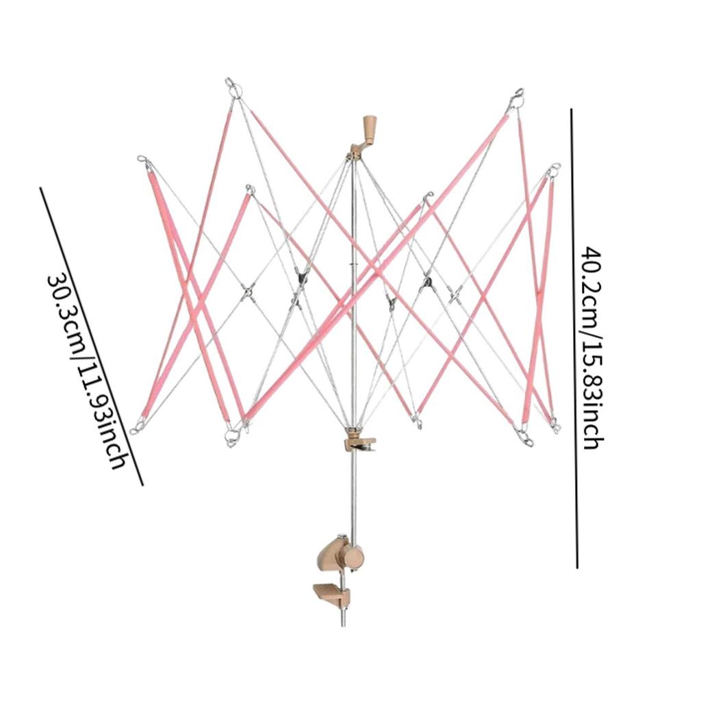 Umbrella Yarn Winder Adjustable String Holder Knitting Machine Accessory Rack for Handcraft Equipment Sewing Enthusiasts