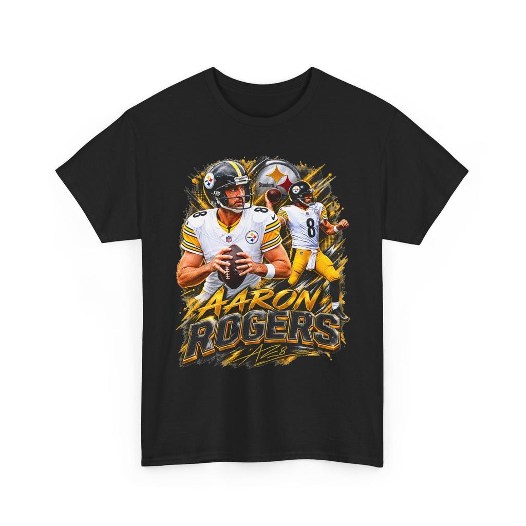 Aaron Rogers T-Shirt | Vintage Football Player, Name Graphic