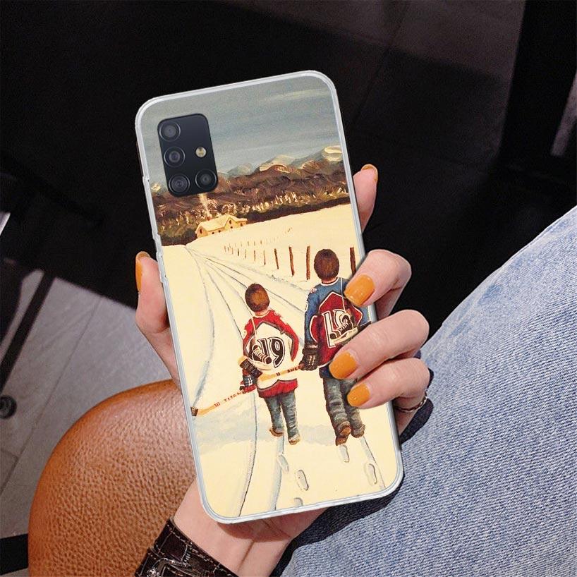 Ice Hockey Rink Sport Phone Case For Samsung Galaxy A52 A32 A22 A12 A51 A31 A50S A30S A20S A10S Note 20 Ultra 10 Plus S10 A72 A7