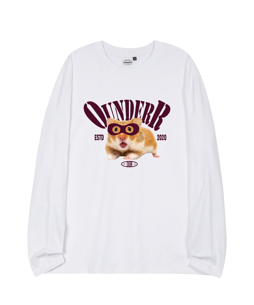 OUNDERR Mask Hamster Oversized Long Sleeve 4 Colors