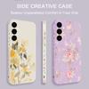 Custodia INS con Stampa Girasole Per Samsung S26 S25 Ultra S24 S23 S22 Plus S21 FE A15 A16 A17 A35 A36 A54 A55 A56 5G Cover Morbida in Silicone