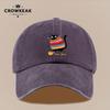 pc Eating Cat Cat in Sweater Pattern Unisex Baseball Cap Adjustable Size Trucker Hat Distressed Retro Print Hat Dad Mom Hat Com