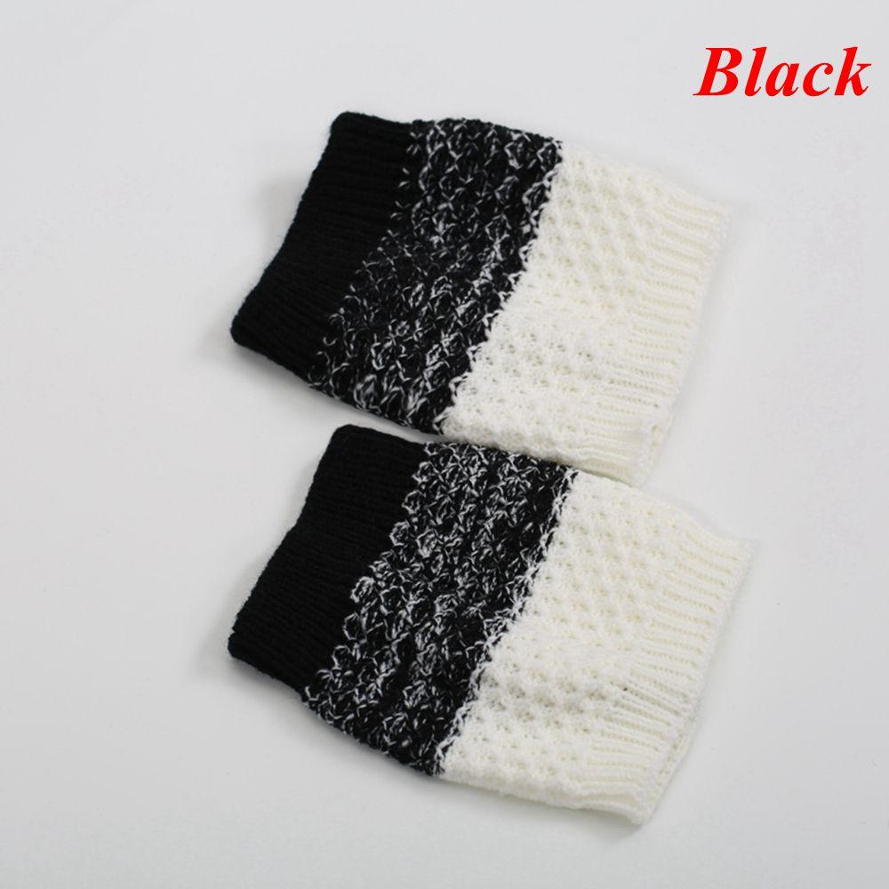 Fashion Winter Warm Toppers Leggings Crochet Knitted Boot Cuffs Socks Leg Warmers