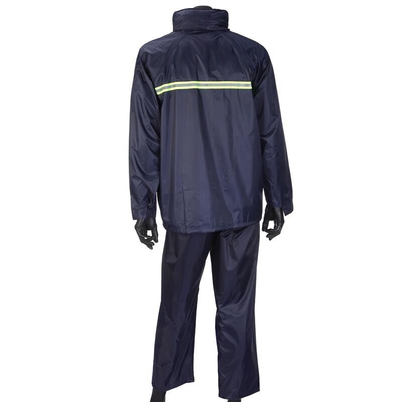 Reflective Two-Piece Cycling Rain Suit