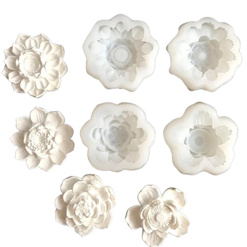 Silicone 3D Sea Shell Shape Candle Mold Owl Molds Cute Christmas Theme candles Making Mold DIY Ornament Making Tool Baking Mould