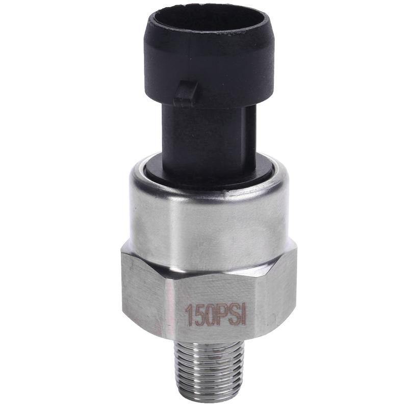 2X 0-150 PSI Pressure Sensor Oil Fuel Air Water Pressure Transducer Pressure Sender Gauge DC 5V 1/8 Inch NPT Thread