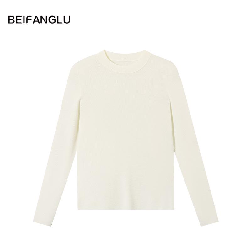Northern Deer Women's Slim-Fit 100% Wool Long-Sleeve Base Layer Knitwear