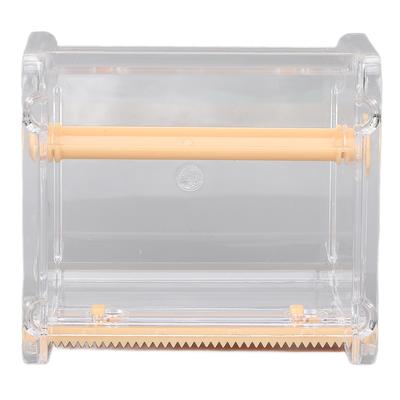 Transparent Multi Masking Tape Cutter Dispenser Visible Roll Tape Holder for Home Office