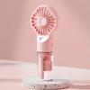 Handheld Mini Fan Air Conditioner USB Rechargeable Portable Mist Cooler Cooling Spray Humidifier Fan for Home/Office/Dorm