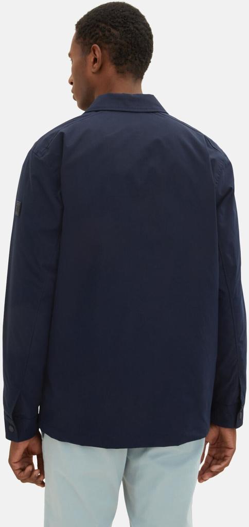 Mid-season Jacket Tom Tailor Shirt Jacket With Patch Pockets (1034868) Sky Captain Blue