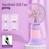 Rechargeable USB Mini Fan: Portable Handheld & Desktop Stand, Ideal Student Gift