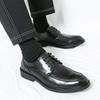 Herren Kleid Derbys Formell Business Lackschuhe Schwarz Smoking Hochzeitsschuhe Übergröße