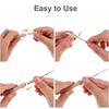 Wooden Handle Felting Needles Set Creative Felting Needles with Bottle  for Beginners