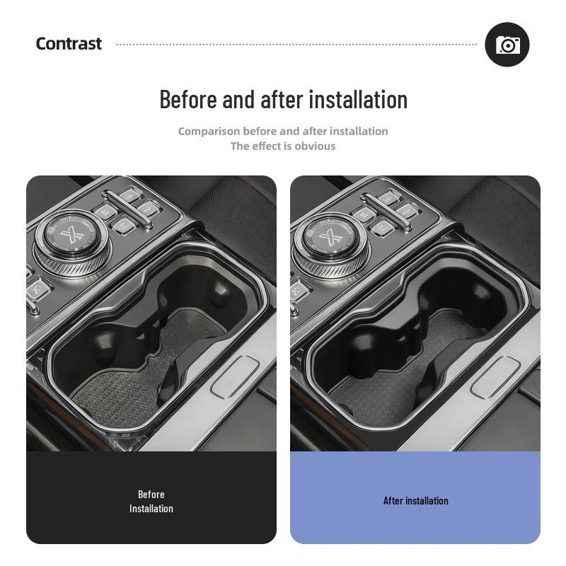 Jetour X700 Center Console Cup Holder Shock Absorption Sleeve for 25 Models