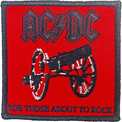 For Those About To Rock Standard Iron On Patch