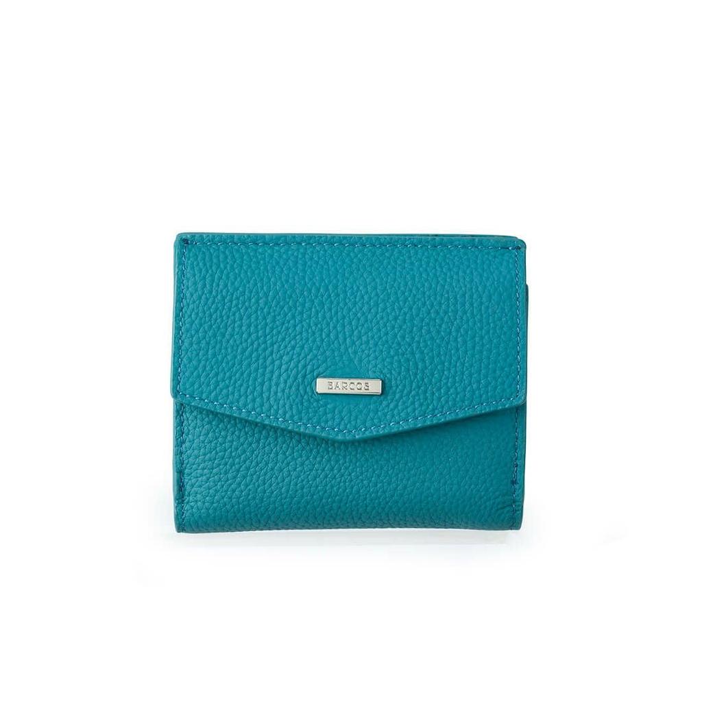 Barcos Bifold Mini Wallet for Men and Women, Compact, Cowhide Leather with Card Slots and Coin Purse, Lightweight, Soft and Flexible Shrink Leather