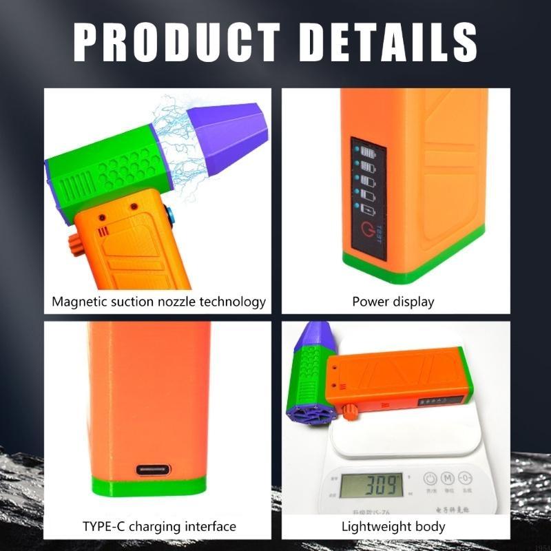 Jet Dry Blower 140000RPM Jet Blower Air Blower Jet Fan Cordless Jet Fan Blower Jet Dry Blower for Car Cleaning Camping