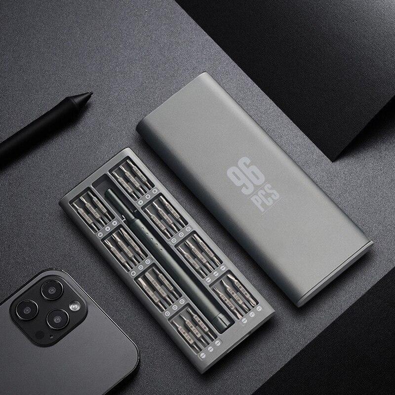 

Комбинированная отвертка, многофункциональная двойная отвертка, 96 головок, прецизионный набор, инструмент для разборки часов и очков