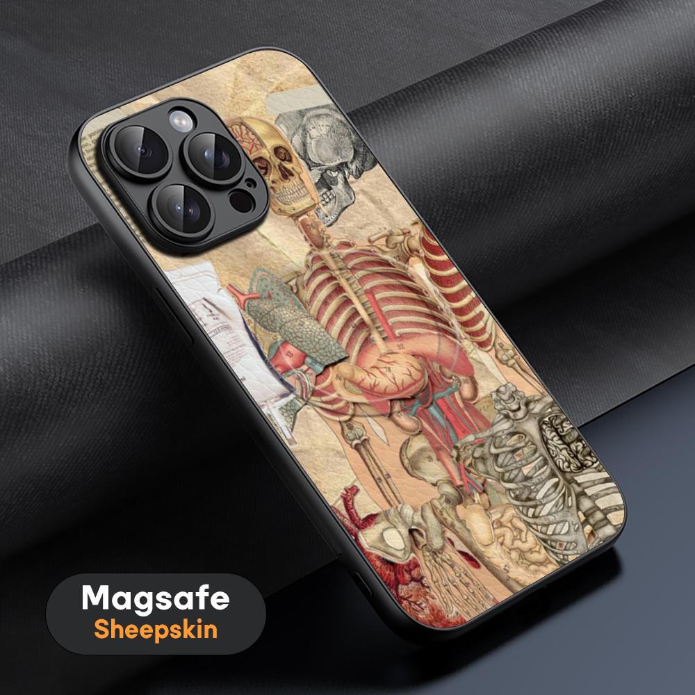 Cool Body structurES Hot NEW Phone Case For iPhone 16 15 14 13 12 11 Plus Pro Max  High-end Luxury Magsafe Sheepskin