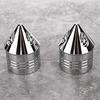 Motorcycle Cover Thin Axle Chrome Cut Nut Black Replacement Accessoryelectroplate