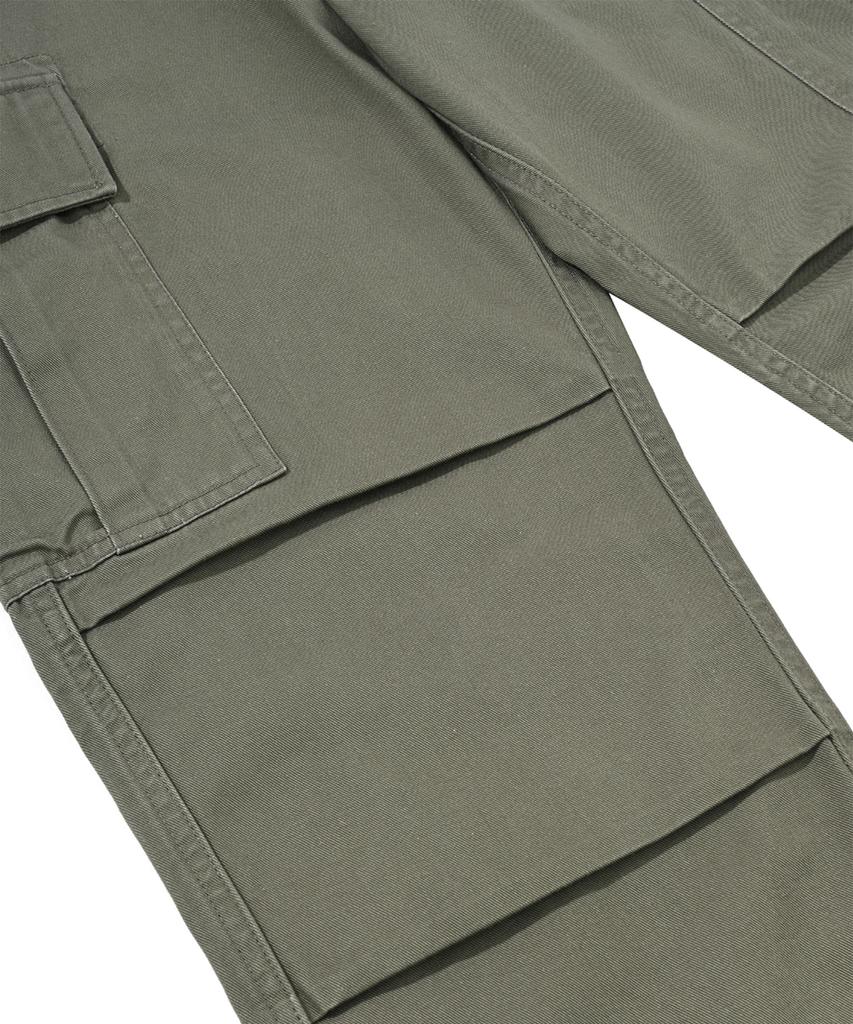 Abilegseu Basic Washed Chino Cargo Pants / 7832910002 Olive