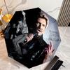 French legendary rock singer and actor Johnny Hallyday umbrella is suitable for all seasons, including home travel and outdoor activities Y13