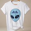 French Rapper Vote JUL Graphics Tshirts Unisex Unisex Hiphop T Shirt Shortsleeved Casual Tshirt Streetwear Clothing Tops