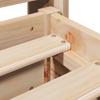 Solid Wood Bed Without Mattress 150 X 200 Cm Pine Wood