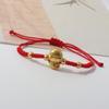 Chinese Style Lucky Red Rope New Year Fortune Bracelet Cute Snake Year Bracelet  Women