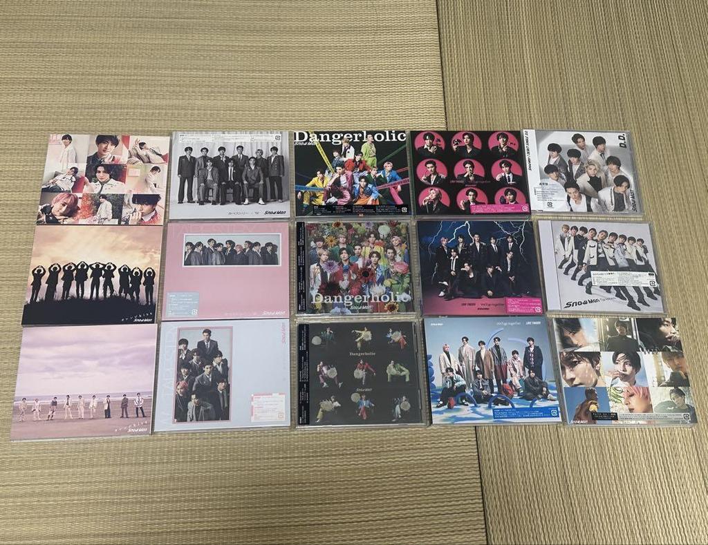 [USED] Snow Man 14 singles, 1 album + bonus + 3 newsletters