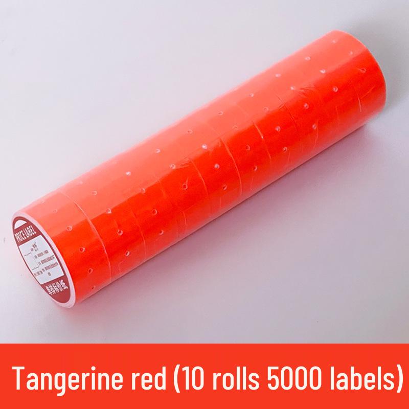 Single Row Price Labels & Coding Paper Tags - 10 Rolls, Free Shipping