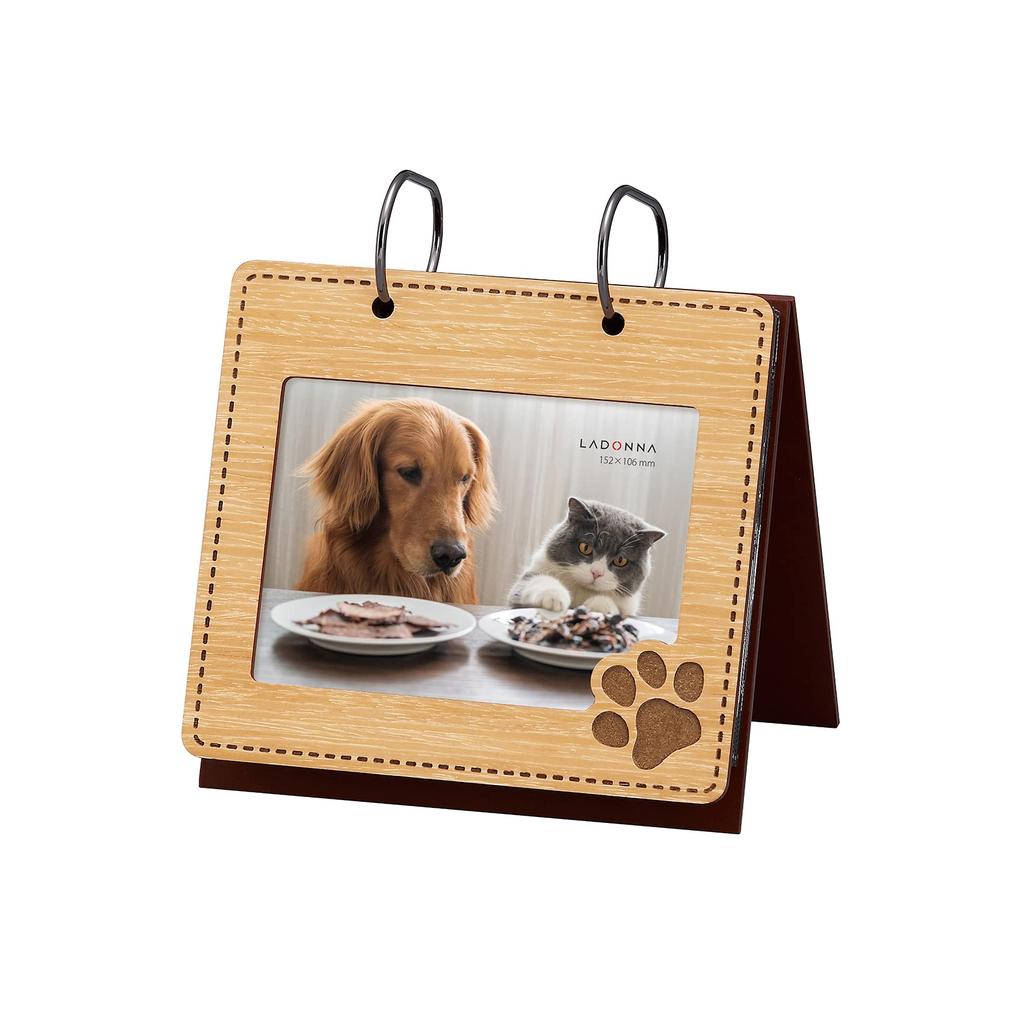LADONNA Living Frame Album Pet AL47 Postcard Size Natural AL47-P-NT