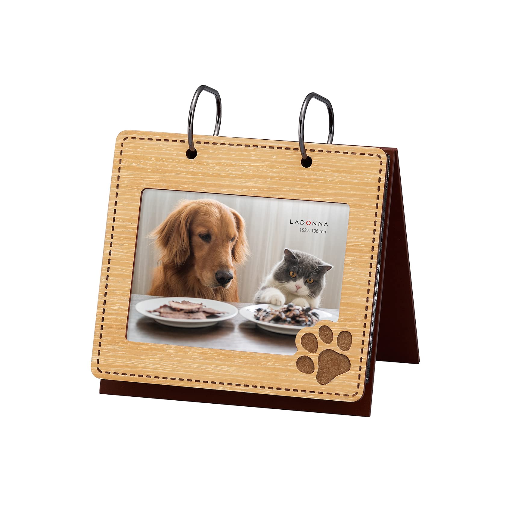 

LADONNA Living Frame Album Pet AL47 Postcard Size Natural AL47-P-NT