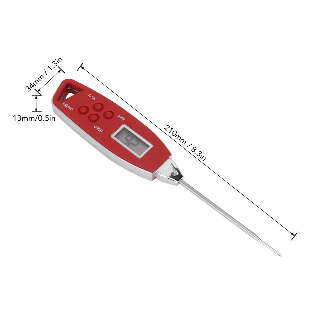 Digital Food Thermometer Accurate   Read Thermometer Kitchen Tool for Grilling Cooking