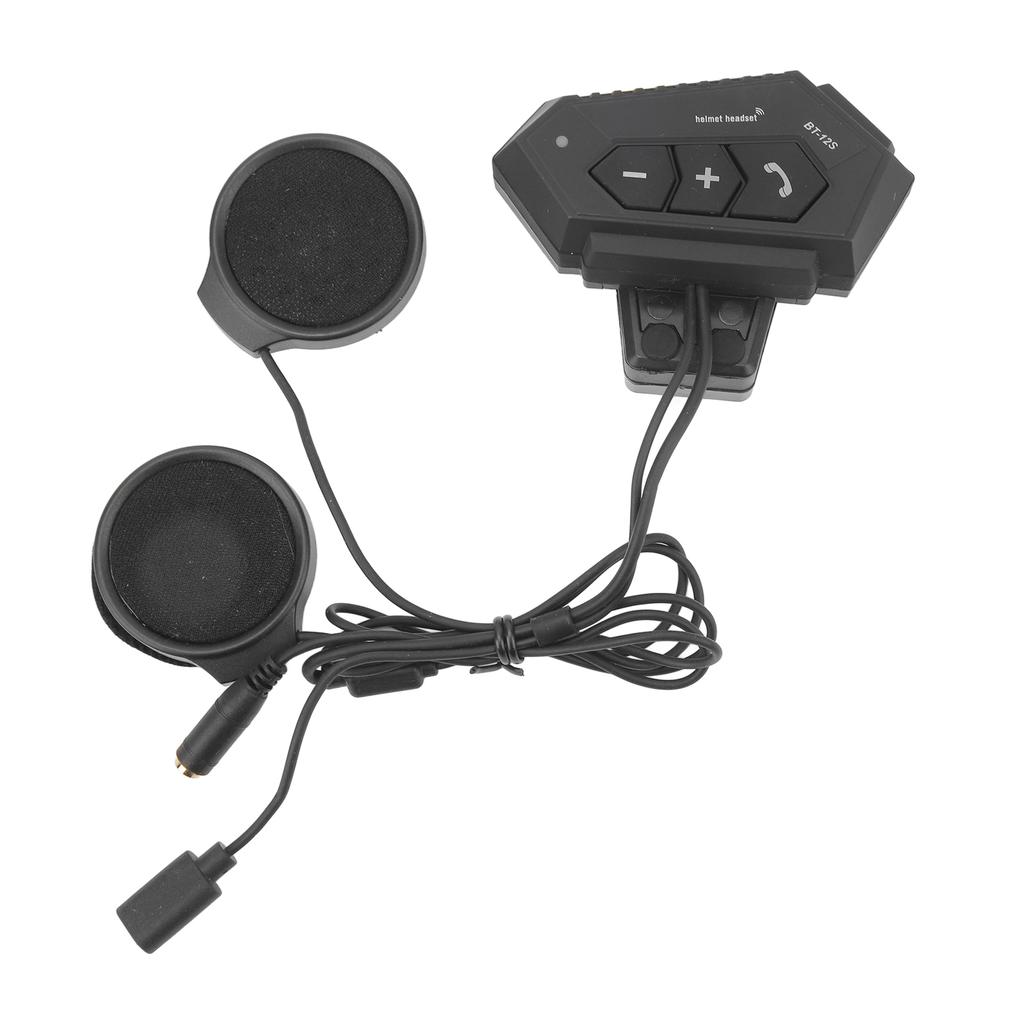 Motorrad Bluetooth Kommunikationsheadset 2000mAh Kabellos Wasserdicht Helm Headset für