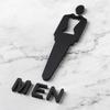 1PC Personalized Creative Door Plates Toilet Sign Signage Board Home Decor Sign Plaque Acrylic