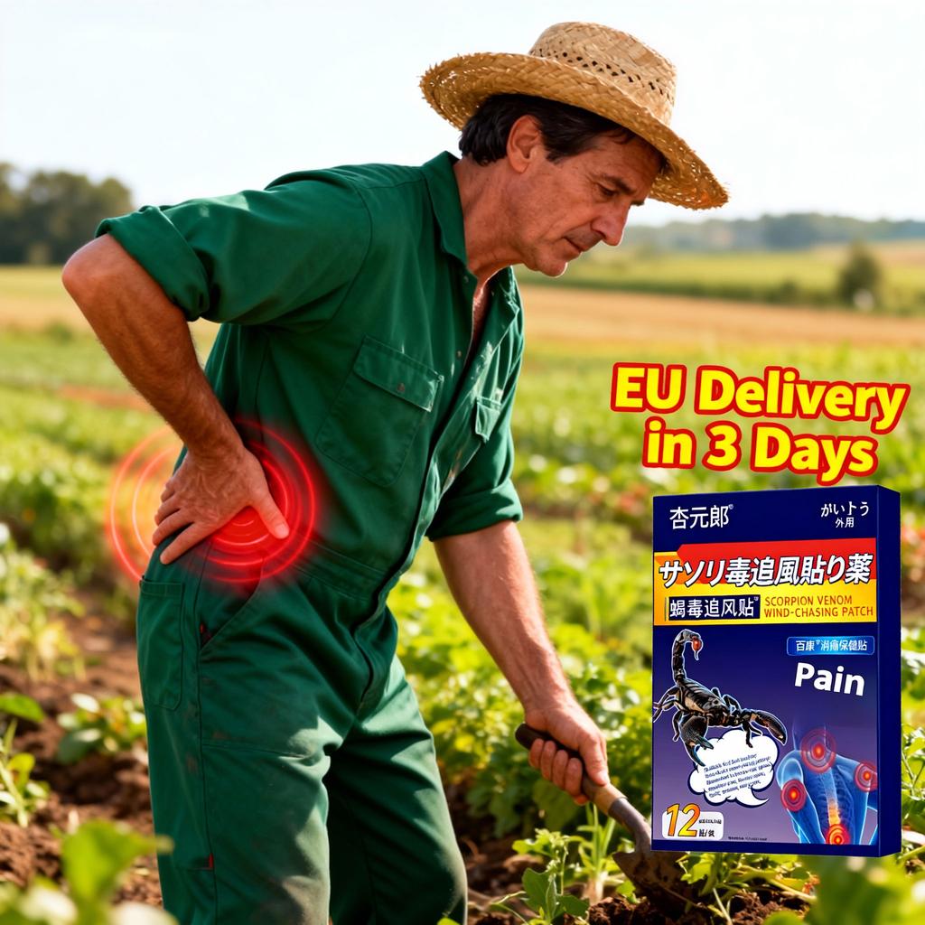 Natural Herbal Lower Back Pain Patch - Gentle Skin-Safe Daily Relief