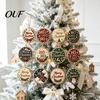 Christmas Rhinestone Painting Kits 12Pcs DIY Ornament Kit, Faux Pearl Supplies for Adults Art Hanging Decor Adults, Holiday Tree Wreath Mantel