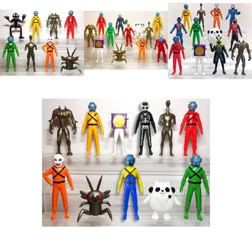 Deadly Company Game Handheld Figure Collection Pvc Material Various Colors 2.5-4.5 Inches